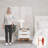 Paris 2-drawer Nightstand With Open Shelf And Built-in Handles-1713507710