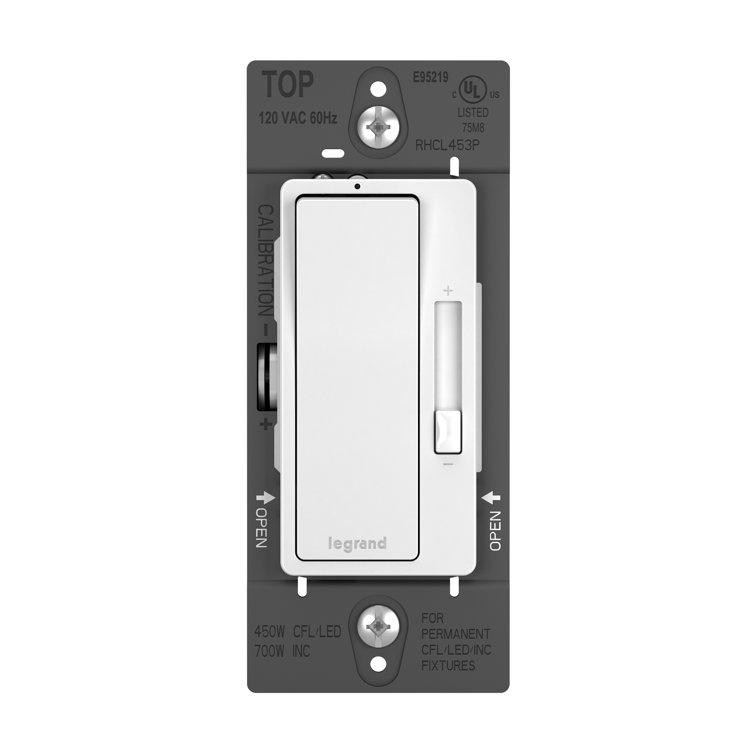 radiant 450W Single Pole/3-Way LED/CFL Paddle Dimmer