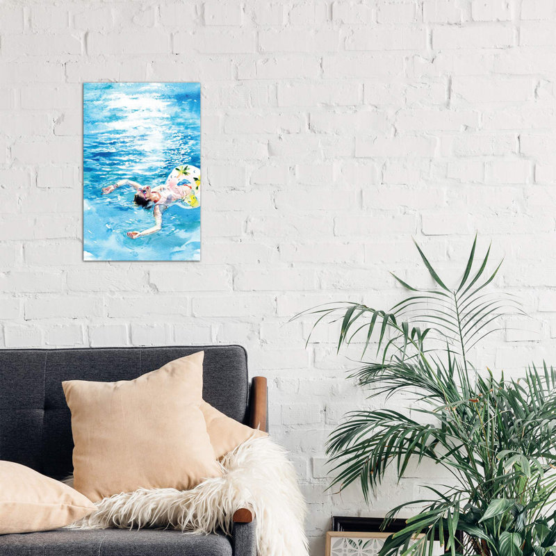 On The Water - Wrapped Canvas Painting, 66.04 cm H x 45.72 cm W x 3.175 cm D