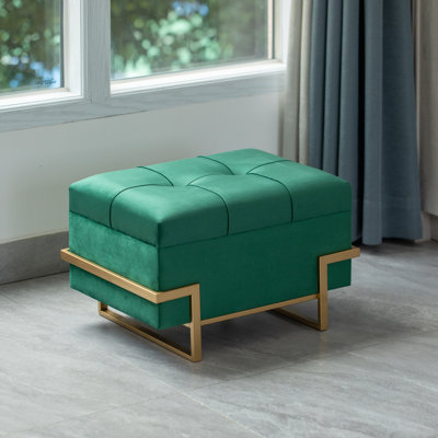 Havenhill Velvet Ottoman