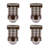 Low Voltage Solar Powered Integrated LED Fence Post Cap Light Pack