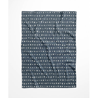 Dot Row Velveteen Fleece Blanket