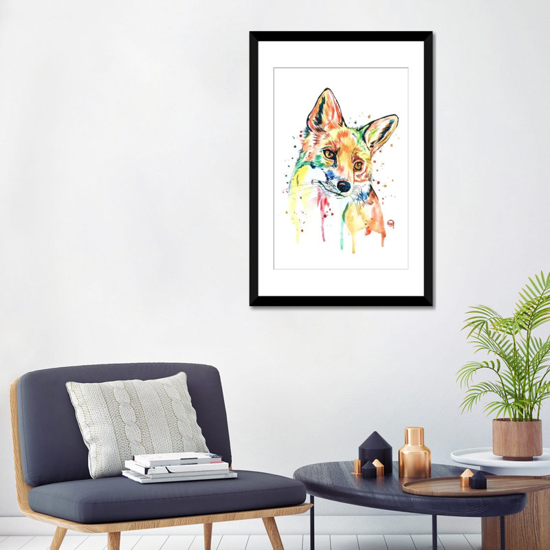« fantaisie », impression sur toile tendue, Papier avec cadre noir, Blanc, H 32 po x l 24 po x P 1 po