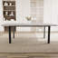 Ensemble de table de salle à manger rectangulaire 78,7 po, ensemble de table de cuisine moderne avec chaise de salle à manger rembourrée-1110653786-1110653780