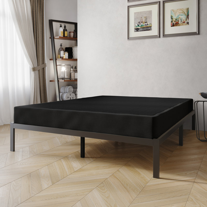 Sommier en bois 4,93 po Nickalls, Lit double