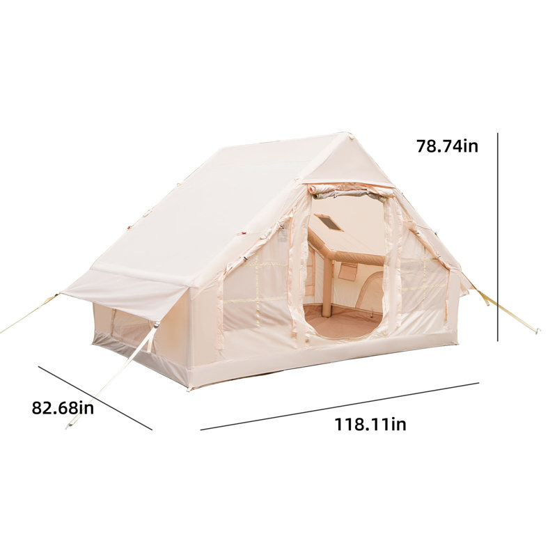 Tentes de camping gonflables avec pompe à main