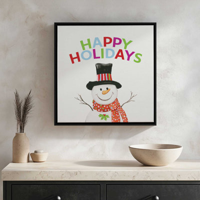 «Merry Christmas Colorful Snowman» par Dogwood