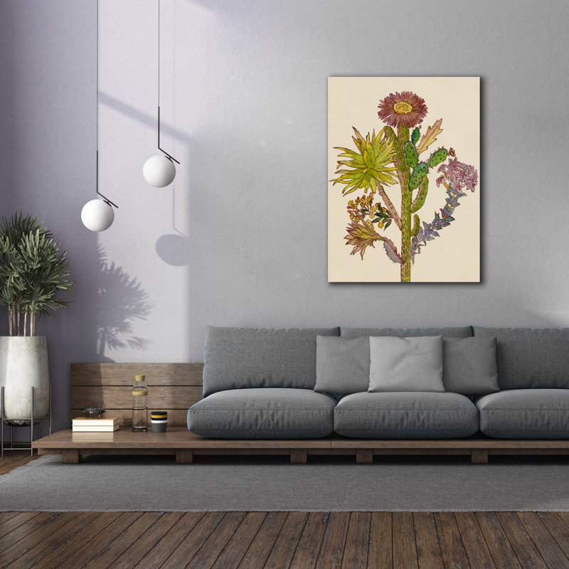  «Neon Desert 1» par Melissa Wang, art mural sur toile, 40 po x 54 po, H 54 po x l 40 po