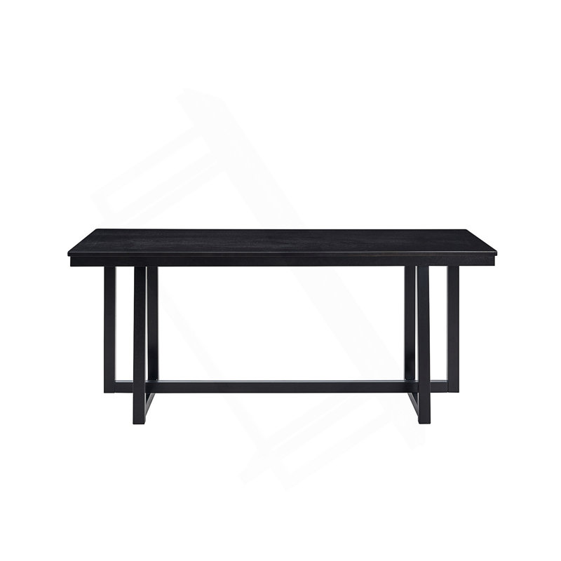 Kini Black Finish Dining Table