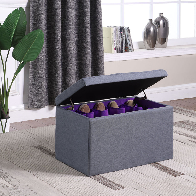 Banc de rangement pour chaussures 18,5 po