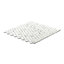Carreau de mosaïque rond en verre 12 po x 12 po Eterna Penny-108486605