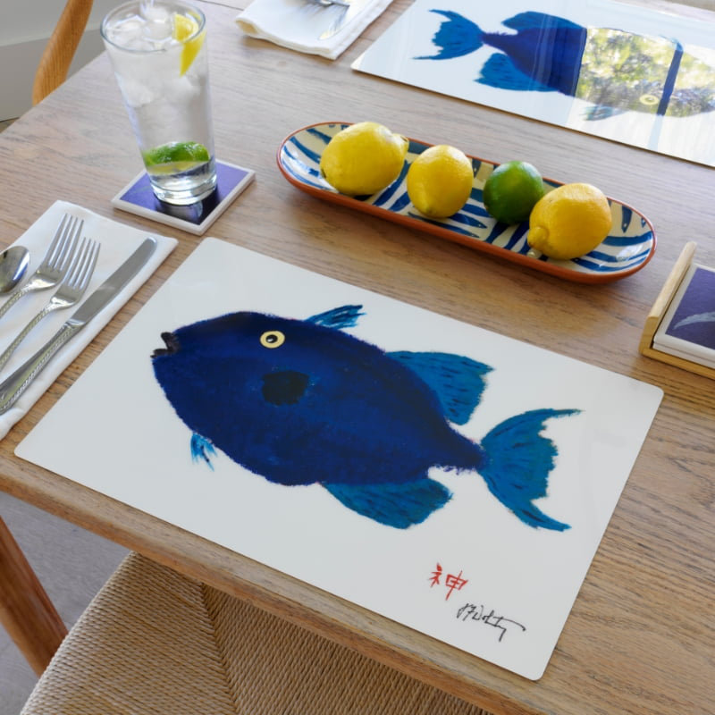 Ensemble de 12 napperons de table nautique