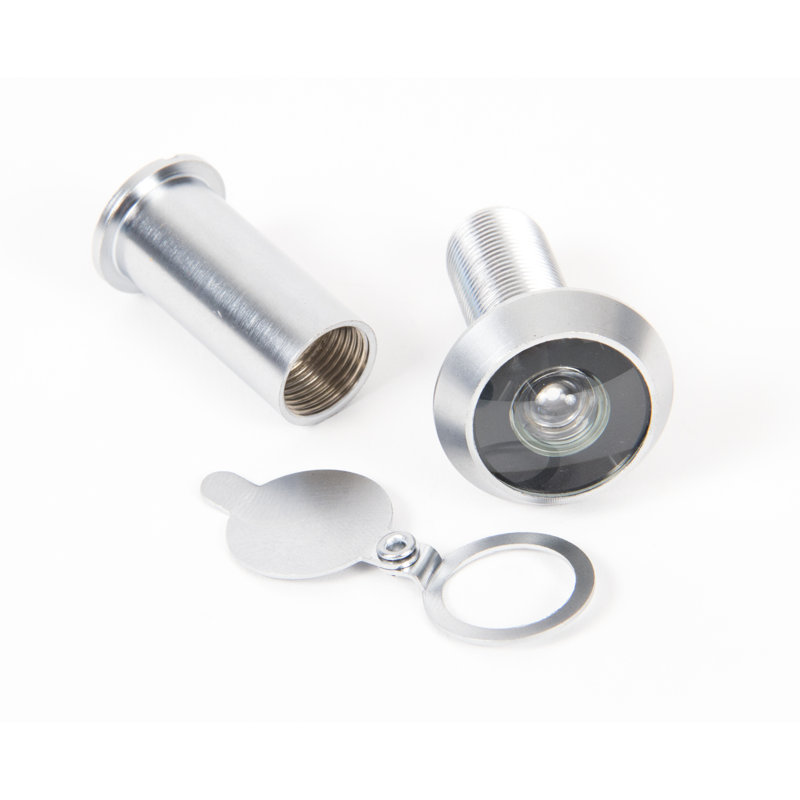 Viewer Door Accessory, Satin Chrome