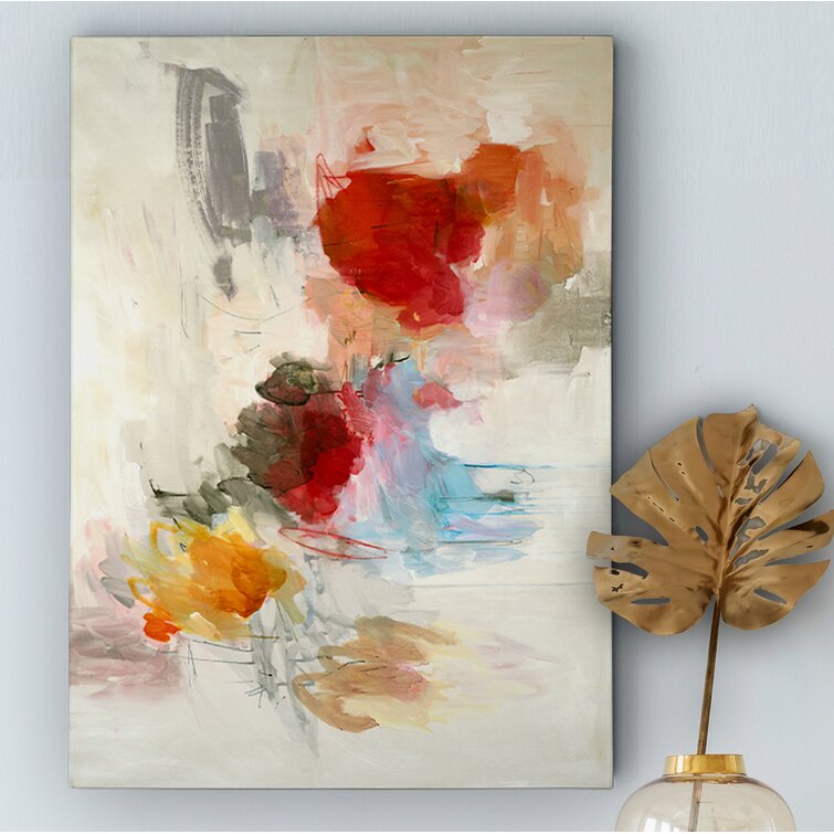 Premium Gallery 'Boundless II' Framed Painting Print on Wrapped Canvas