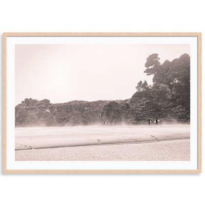 Mendocino Surfers Print by Carly Tabak