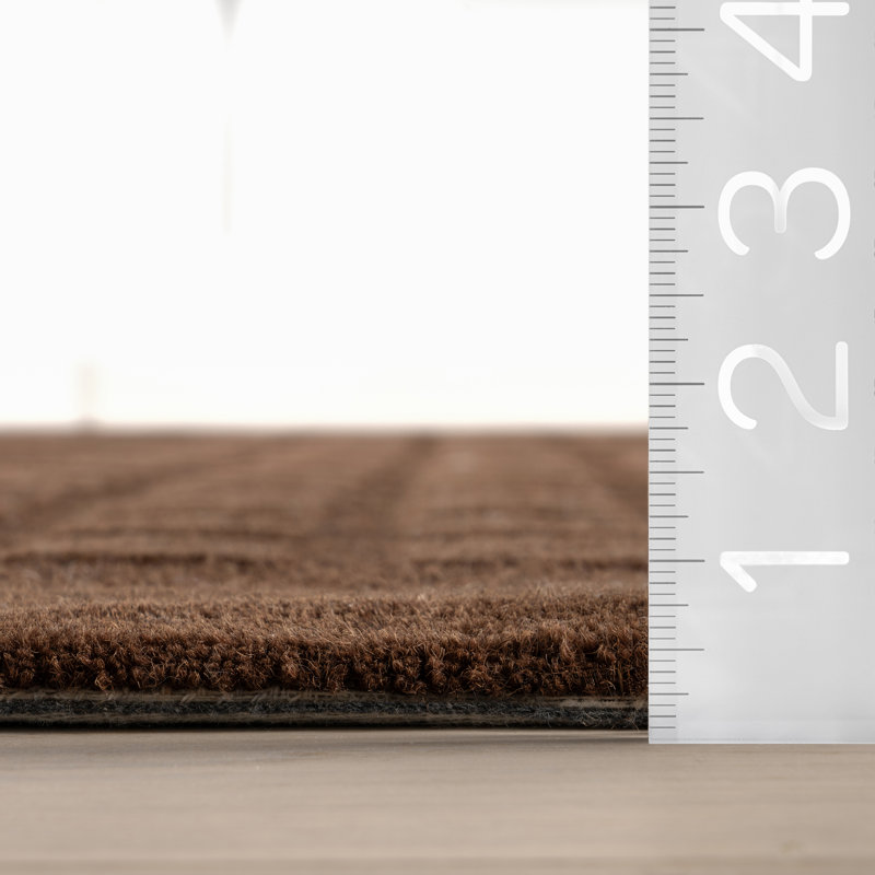 Tapis en laine à carreaux Fritz, Rectangle 4pi x 6 pi