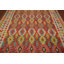 Tapis oriental réversible en laine Kilim 8 x 10