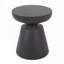 Table d'appoint d'extérieur en béton léger