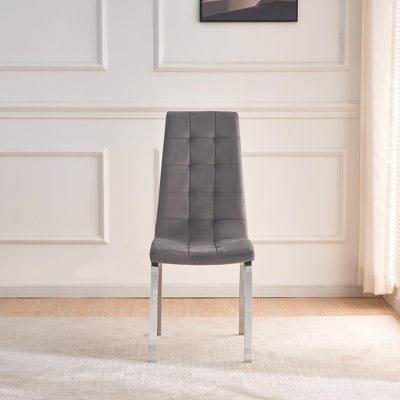 Canasia 47cm H Tufted Velvet Upholstered Side Chair