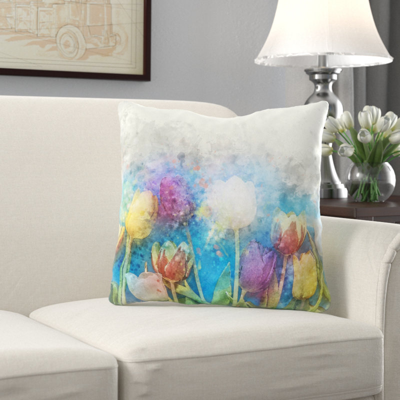 Housse et insert de coussin carré Armendariz, Intérieur, Microsuède
