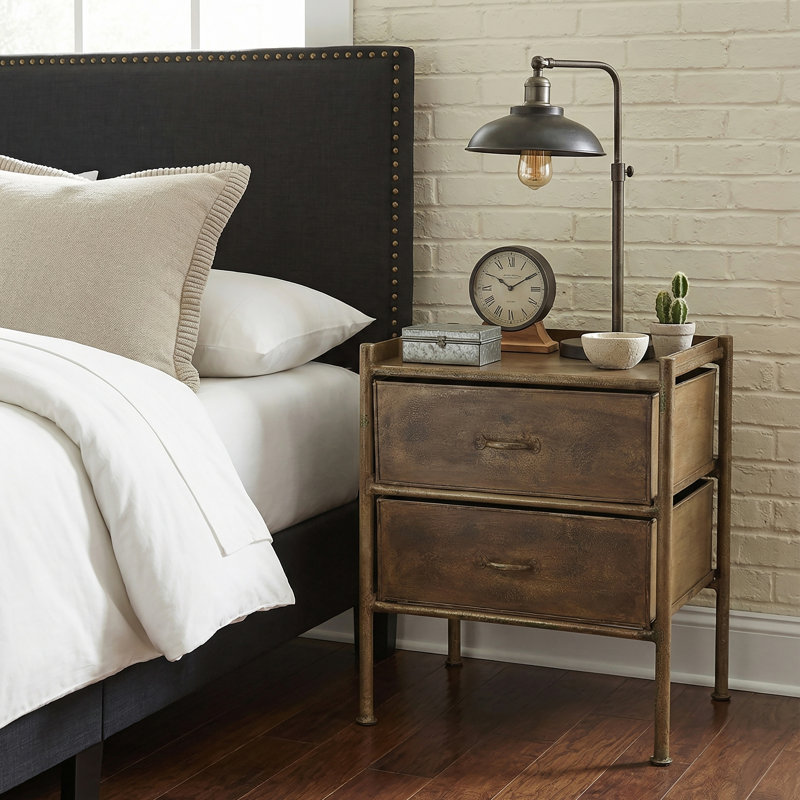 Cameron Industrial Chic Side Table