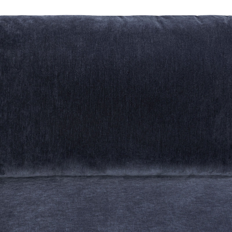 Lucerne 108" Velvet Sectional With Extra-Wide Chaise, Left Hand Facing
