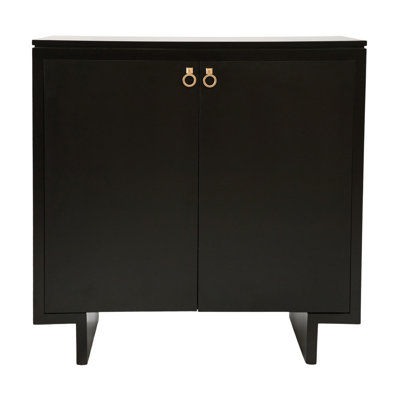 Armoire d'appoint à 2 portes en bois massif William