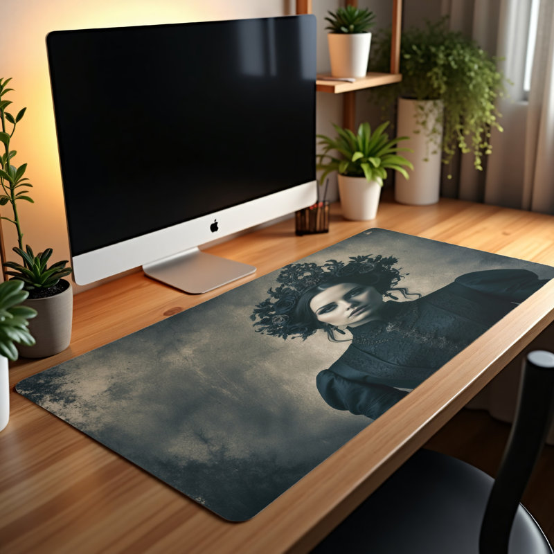 Polyester Desk Pad, 31.5x15.5