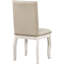 Ensemble de table de salle à manger 5 pièces avec table extensible ronde en bois et 4 chaises rembourrées pour de charmants espaces de salle à manger-1586392365