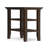 Acadian Solid Wood Transitional Square End Table with 2 Open Shelves-645222103-560243069