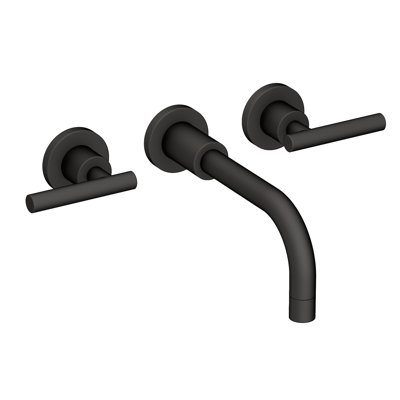 East Linear Wall Mount Bathroom Faucet