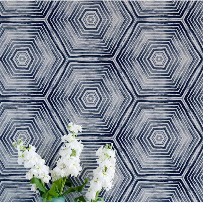 Abra The Hive 10' L x 24" W Wallpaper Roll, Non-pasted