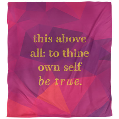 Housse de couette simple à citation inspiration shakespeare