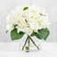 Silk Hydrangea Centerpiece Arrangement in Vase-1666259822