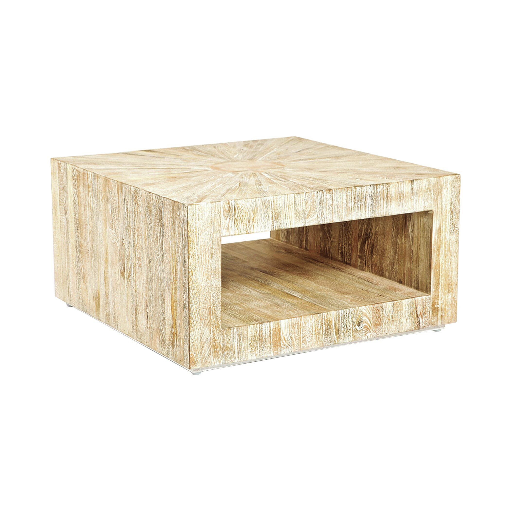 Wayfair driftwood deals coffee table