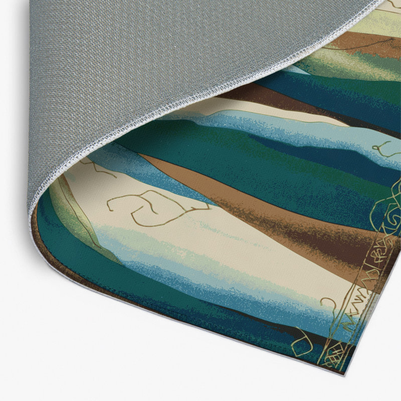 Tapis intérieur et extérieur Radiant Peaks, Rectangle 1 pi 6 po x 2 pi 6 po