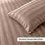Microfiber Striped Duvet Cover Set with Pillowcases Included-117990084-117990085