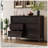 Spacious 6-Drawer Storage Cabinet With Stylish Design, Perfect For Living Room And Dining Room Entrance, Large Size, Easy Maintenance.-1033874238
