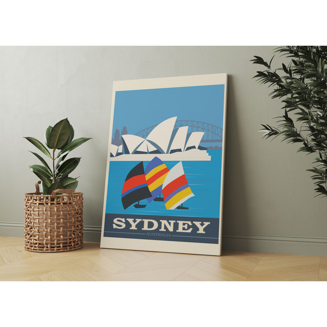 Leinwandbild Sydney Segeln I