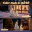 2 pièces de décoration de Noël bonhomme de neige éclairée
