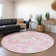 Premium Machine Washable Cerrito AMF551 Pink Rug