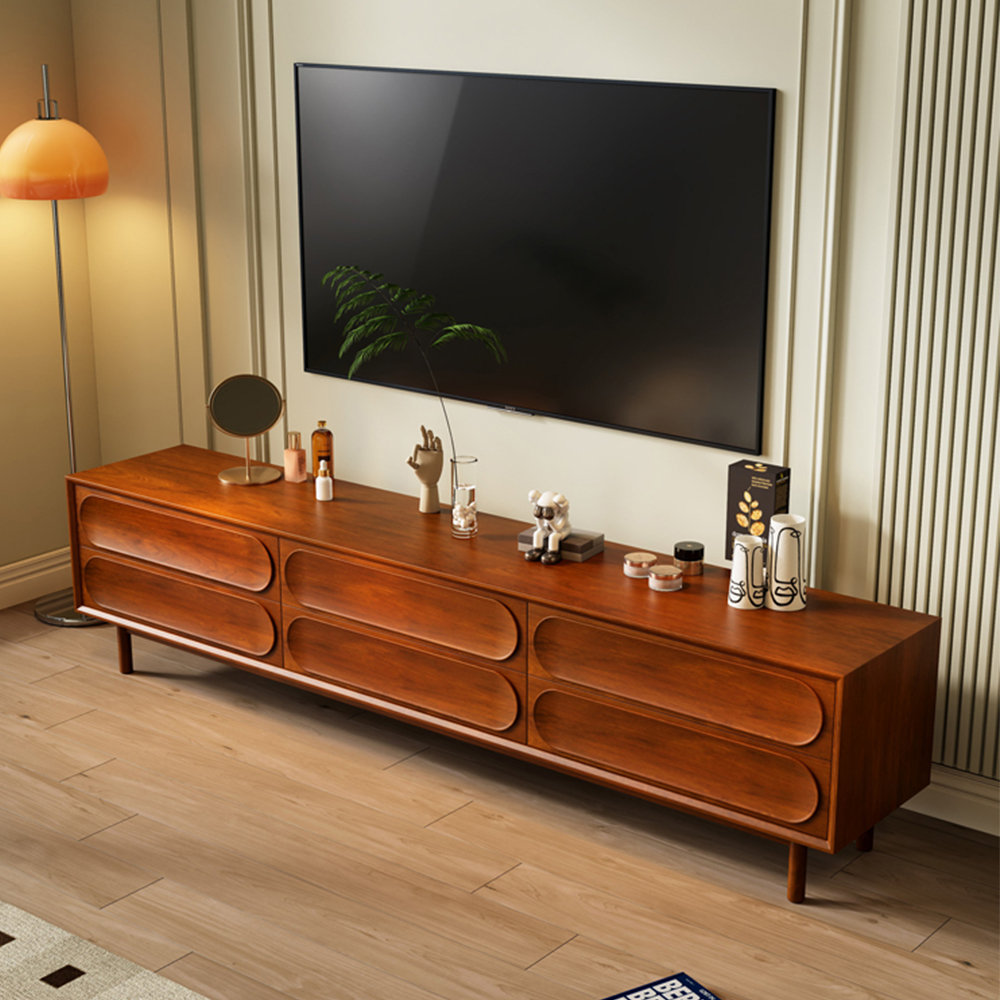 Jessica Solid Wood 78.74'' Storage Credenza | Wayfair