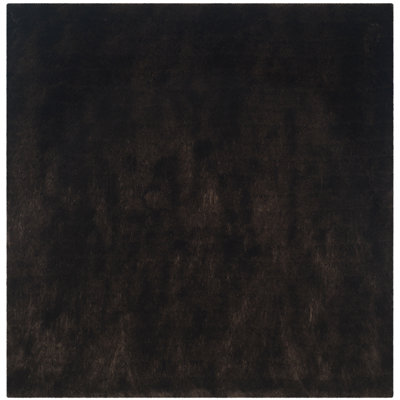 Delane Handmade Tufted Chocolate Area Rug