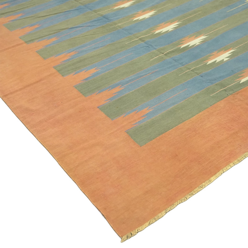 Dhurrie Hand Woven Wool Area Rug