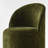 Rolling Chenille Upholstered Swivel Dining Chair With Hidden Casters-1126233531