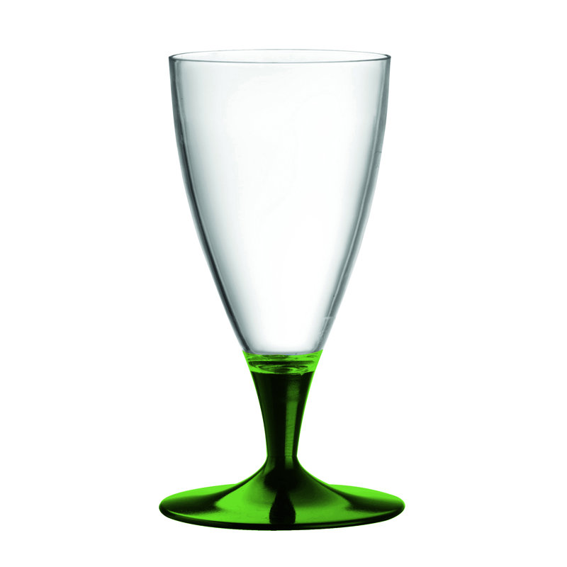 Polycarbonate Beer Glass - 12 Pieces , Emerald