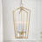 Aitkin 4 - Light Lantern Geometric Pendant