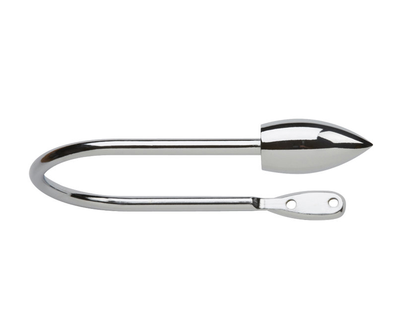 Curtain Holdback, 0.28cm H x 14cm W x 10.7cm D, Chrome