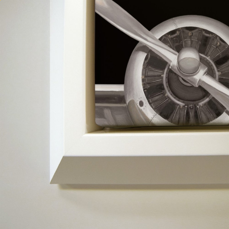Voyage par Air III foncé par Marco Fabiano - impression sur toile, H 34 po x l 34 po