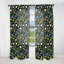 Motif botanique vert forêt III - rideau en velours bohémien - obscurcissant - 1 panneau-107595638